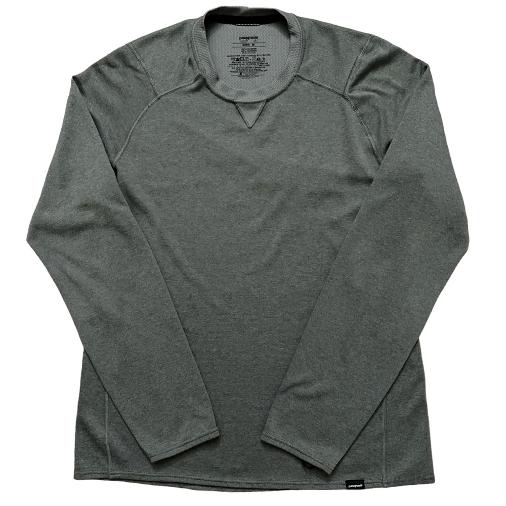 Patagonia Shirt Mens Size M Capilene 3 Midweight Baselayer Long Sleeve Gray - Picture 1 of 4